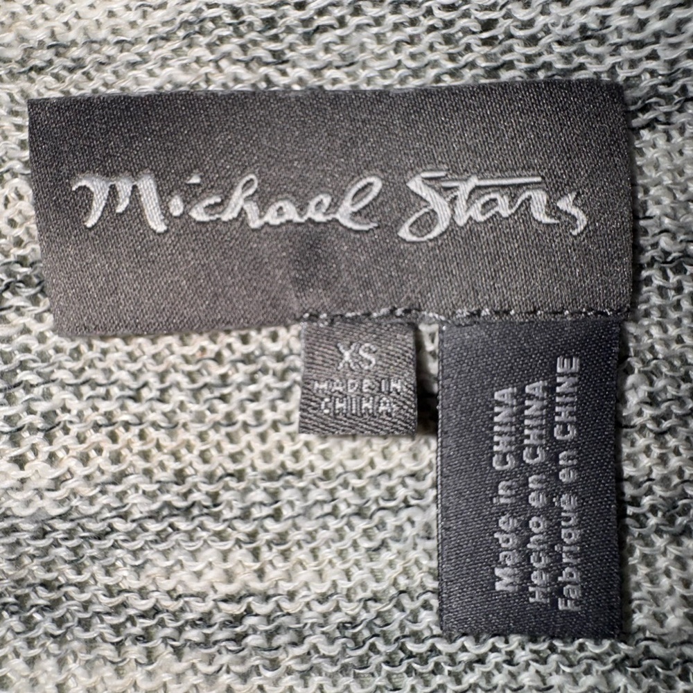 Michael Stars Elegant Striped Cardigan - Picture 6 of 10